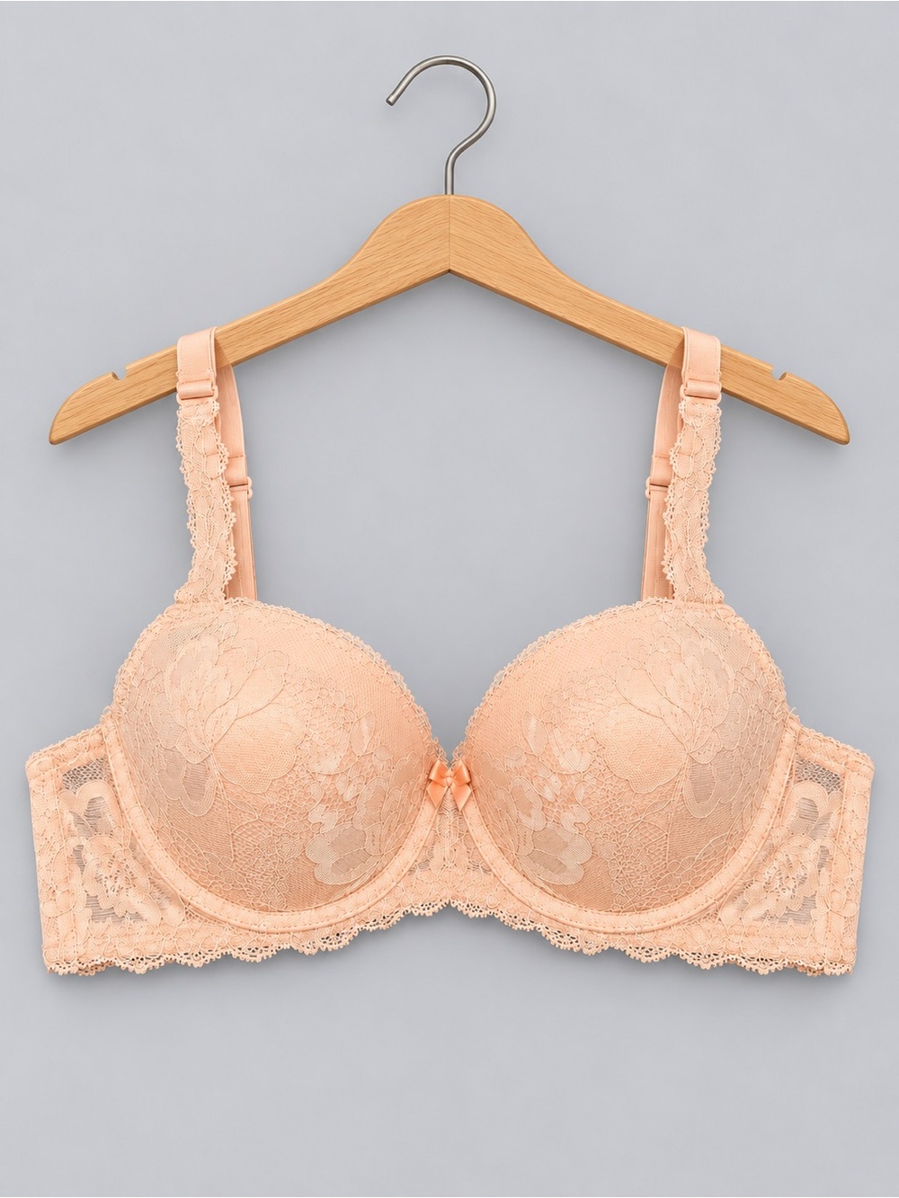 🍒3/33$ Triumph Lace Push-Up Bra in Peach Tan